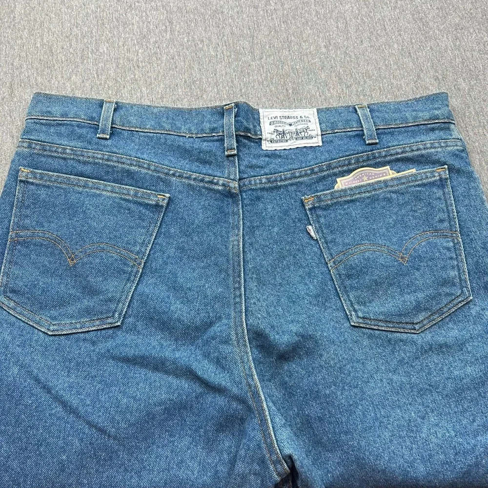 Levi's Silver Medal Relaxed Fit Stretch Jeans Mens 40x30 80s Medium Wash USA NEW